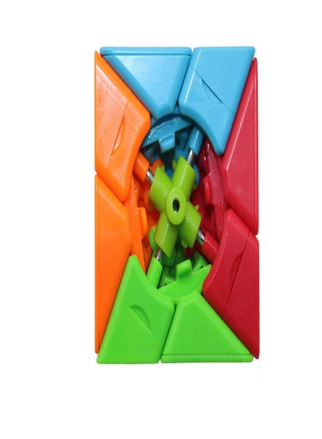 D ETERNAL QiYi Windmill Cube 3x3x3 High Speed Stickerless Magic Puzzle Cube - Image 4